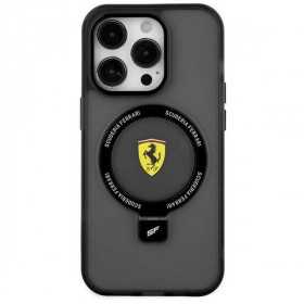 Capa Ferrari Ring Stand 2023 Collection Magsafe para Iphone 15 Plus / 14 Plus - Preto