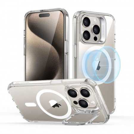 Capa Esr Halolock Magsafe Classic Iphone 15 Pro Max Transparente