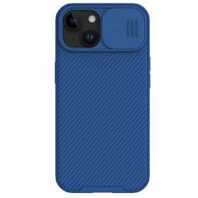 Capa Magnética Nillkin Camshield Pro para Iphone 15 com Protetor de Câmera - Azul