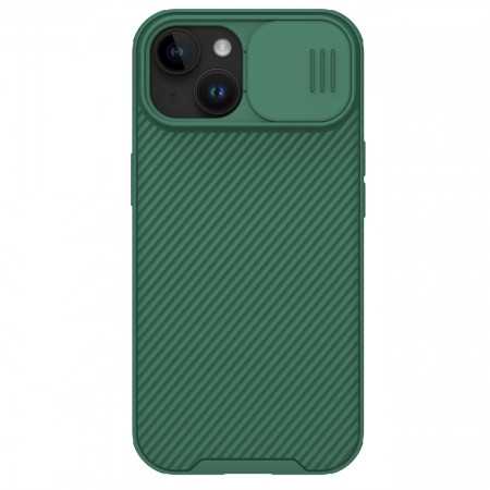 Capa Magnética Nillkin Camshield Pro para Iphone 15 Plus com Protetor de Câmera - Verde