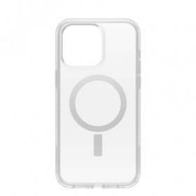 Capa Otterbox Symmetry Clear Plus - Capa Protetora para Iphone 15 Pro Max, Compatível com Magsafe (Transparente)