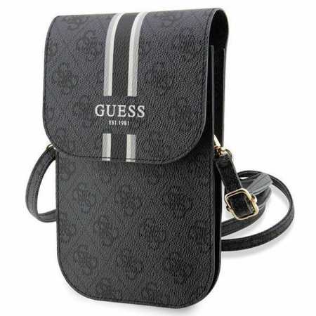 Bolsa de Mão Guess Guwbp4Rpsk Preto/Preto Listras 4G