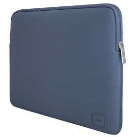 Capa Uniq Bolsa Cyprus para Laptop Sleeve 14" Azul/Azul Abismo Neopreno Resistente À Água