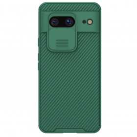 Capa Nillkin Camshield Pro com Tampa Da Câmara para Google Pixel 8 - Verde