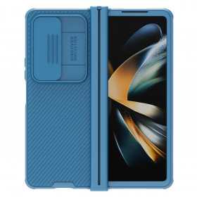 Capa Magnética Nillkin Camshield Pro (Simples) para Samsung Galaxy Z Fold 4 com Tampa de Câmera Azul