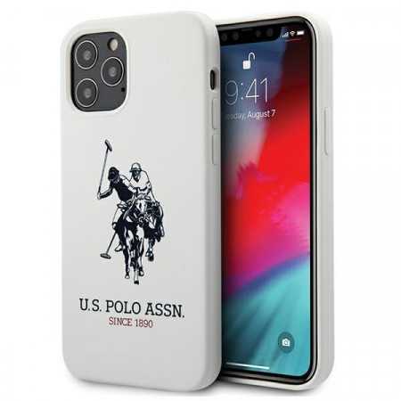 Capa Iphone 12 e 12 Pro U.S. Polo Original Shock Branco