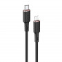 Cabo Acefast Mfi Usb Tipo C - Lightning 1,2 M, 30 W, 3 A Preto C2-01 Preto