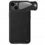 Capa Nillkin Camshield Leather S para Iphone 14 Plus - Capa com Protetor de Câmara Preta