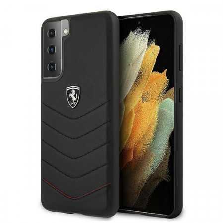 Capa Samsung Galaxy S21 Ferrari Original Hard Preto