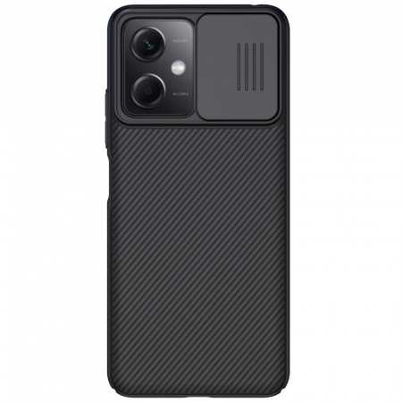 Capa Nillkin Camshield para Xiaomi Redmi Note 12 5G / Poco X5 5G com Tampa de Câmara - Preta