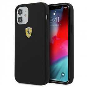 Capa Iphone 12 Mini Ferrari Original Preto