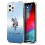 Capa Iphone 12 e 12 Pro U.S. Polo Original Soft Azul