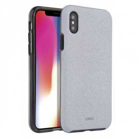 Capa Iphone Xs Max Uniq Silicone Soft Cinzento