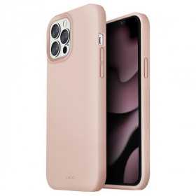 Capa Iphone 13 Pro Max Uniq Silicone Soft Rosa