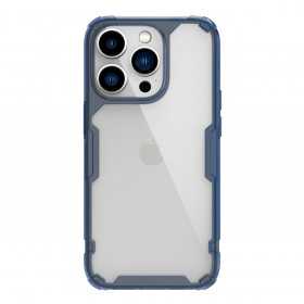 Capa Nillkin Nature Pro para Iphone 14 Pro, em Azul, com Proteção Reforçada