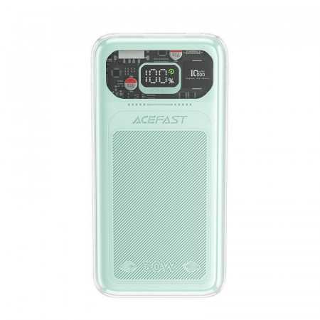 Powerbank Acefast 10000Mah Série Sparkling Carregamento Rápido 30W Verde (M1)