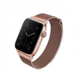 Bracelete Uniq Dante Apple Watch Series 4/5/6/7 / Se 40 / 41Mm. Aço Inoxidável Dourado Rosa / Dourado Rosa