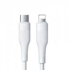 Cabo Joyroom Usb Tipo C - Lightning Fornecimento de Energia 20 W 2,4 A 0,25 M Branco