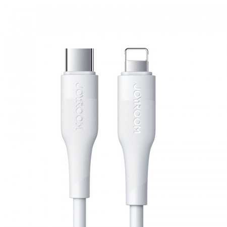 Cabo Joyroom Usb Tipo C - Lightning Fornecimento de Energia 20 W 2,4 A 0,25 M Branco