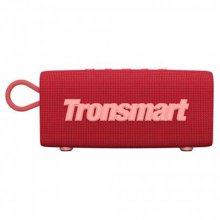 Coluna de Som Tronsmart Trip Wireless Bluetooth 5.3 À Prova de Água Ipx7 10W Vermelho