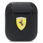 Capa Ferrari Fesa2Lebk para Airpods - Preto/Preto - On Track Leather