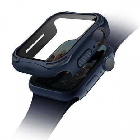 Capa Apple Watch 6 44Mm Uniq Silicone Azul