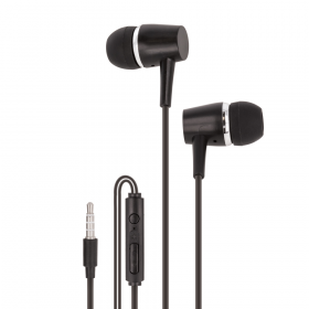 Auriculares Maxlife com Fios Mxep-02 Jack 3,5Mm Preto