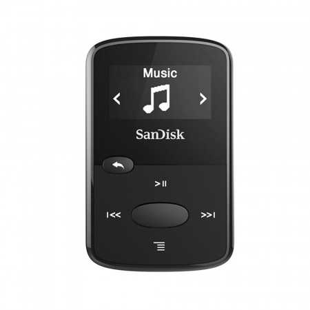 Mp3 Player Sandisk 8Gb Clip Jam Preto