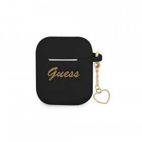 Capa Airpods 1 e 2 Guess Original Shock Preto