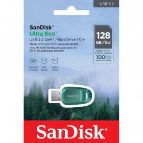 Disco Sandisk 128Gb Usb 3.0 Ultra Eco Azul