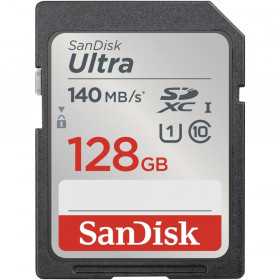 Cartão de Memória Sandisk 128Gb Ultra Sdxc 128Gb 140Mb/S Uhs-I Classe 10