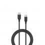 Jelly USB-C-Kabel – USB-C 1,2 m 60 W schwarz von Devia