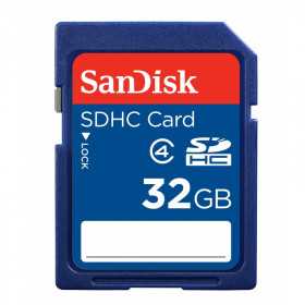 Cartão de Memória Sandisk 32Gb Sdhc Cl. 4