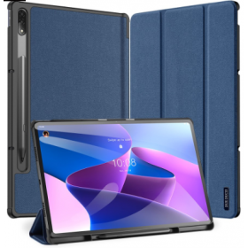 Capa Dobrável para Tablet Dux Ducis Domo com Função Smart Sleep Lenovo Tab P12 Pro Azul