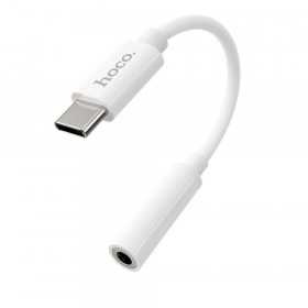 Adaptador Hoco / Conversor Hf / Áudio Typ C - Jack 3,5Mm Ls30 Branco