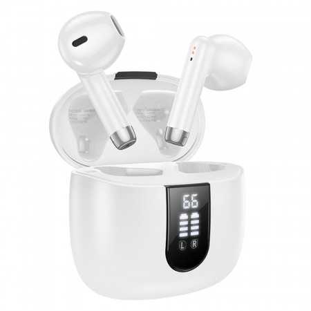 Auriculares Bluetooth Hoco Tws Ew36 Delicate Brancos