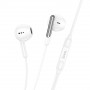 Auriculares Hoco Universais Tipo C com Microfone M123 Branco