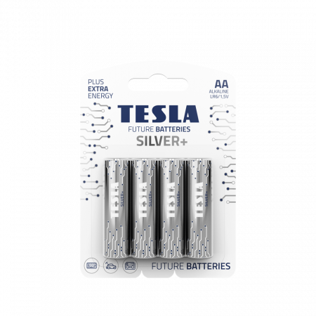 Bateria Alcalina Tesla Aa Silver+[4X120]