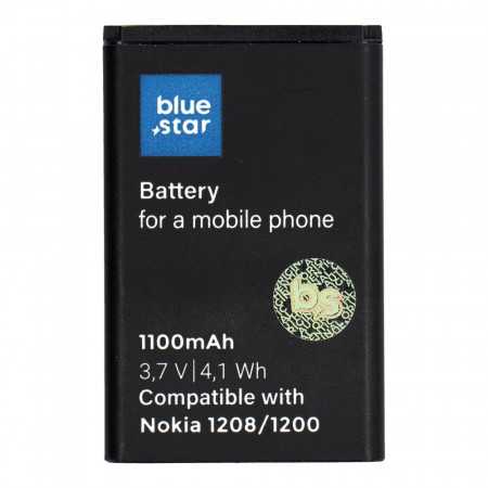 Bateria para Nokia 1208/1200 1100 Mah Li-Ion Blue Star