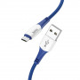 Cabo Hoco Usb para Micro 2,4A Ferry X70 1M Azul