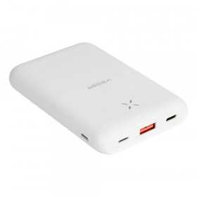 Power Bank Veger S12 - 10,000Mah Lcd Quick Charge Pd 20W Branca (W1150)