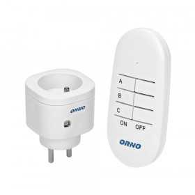 Tomada Sem Fio com Controle Remoto 1+1 Mini Or-Gb-440